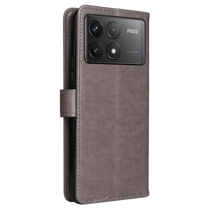 KT Imprinting Flower Series-4 For Xiaomi Redmi K70 5G / K70 Pro 5G / Poco F6 Pro 5G Case Leather Phone Cover