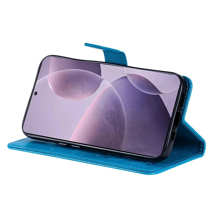 KT Imprinting Flower Series-4 For Xiaomi Redmi K70 5G / K70 Pro 5G / Poco F6 Pro 5G Case Leather Phone Cover
