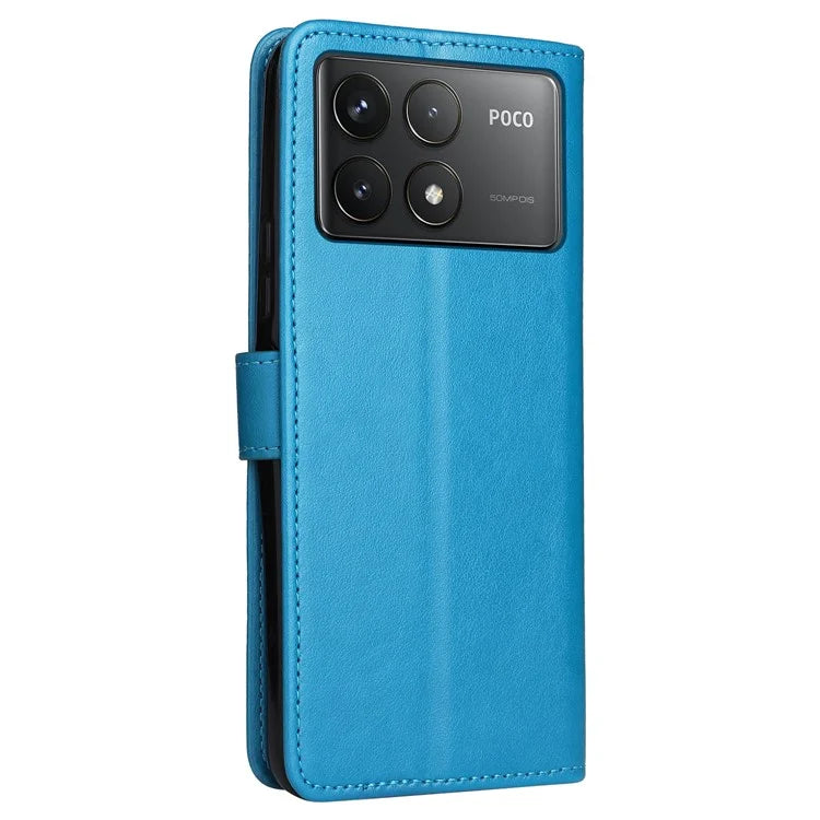 KT Imprinting Flower Series-4 For Xiaomi Redmi K70 5G / K70 Pro 5G / Poco F6 Pro 5G Case Leather Phone Cover