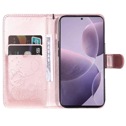 KT Imprinting Flower Series-4 For Xiaomi Redmi K70 5G / K70 Pro 5G / Poco F6 Pro 5G Case Leather Phone Cover