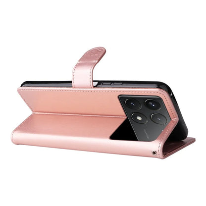 KT Imprinting Flower Series-4 For Xiaomi Redmi K70 5G / K70 Pro 5G / Poco F6 Pro 5G Case Leather Phone Cover