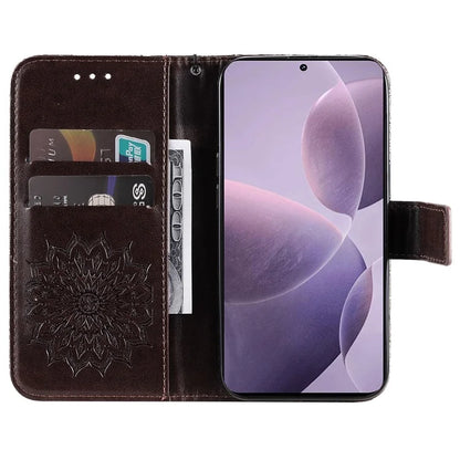 KT Imprinting Flower Series-1 For Xiaomi Redmi K70 5G / K70 Pro 5G / Poco F6 Pro 5G Case Wallet Leather Phone Cover