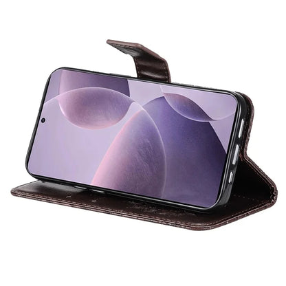 KT Imprinting Flower Series-1 For Xiaomi Redmi K70 5G / K70 Pro 5G / Poco F6 Pro 5G Case Wallet Leather Phone Cover