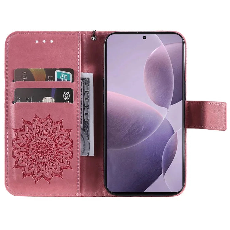 KT Imprinting Flower Series-1 For Xiaomi Redmi K70 5G / K70 Pro 5G / Poco F6 Pro 5G Case Wallet Leather Phone Cover