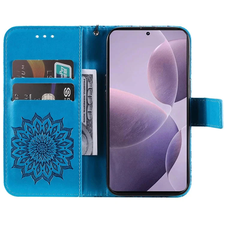 KT Imprinting Flower Series-1 For Xiaomi Redmi K70 5G / K70 Pro 5G / Poco F6 Pro 5G Case Wallet Leather Phone Cover