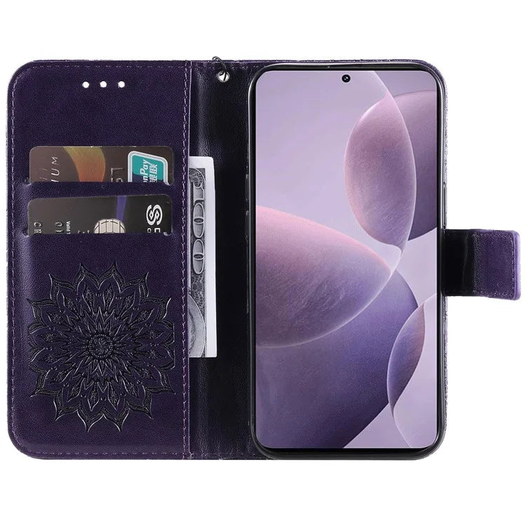 KT Imprinting Flower Series-1 For Xiaomi Redmi K70 5G / K70 Pro 5G / Poco F6 Pro 5G Case Wallet Leather Phone Cover