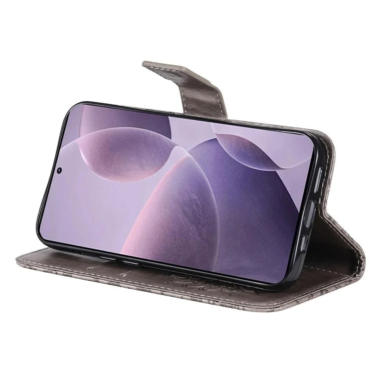 KT Imprinting Flower Series-1 For Xiaomi Redmi K70 5G / K70 Pro 5G / Poco F6 Pro 5G Case Wallet Leather Phone Cover