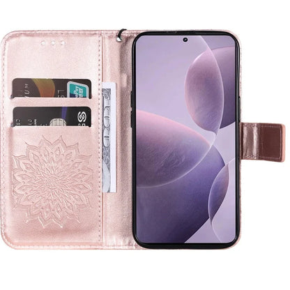 KT Imprinting Flower Series-1 For Xiaomi Redmi K70 5G / K70 Pro 5G / Poco F6 Pro 5G Case Wallet Leather Phone Cover