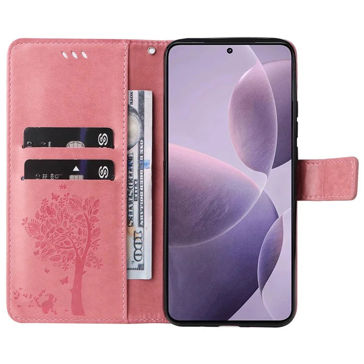 KT Imprinting Flower Series-3 For Xiaomi Redmi K70 5G / K70 Pro 5G / Poco F6 Pro 5G Leather Phone Case