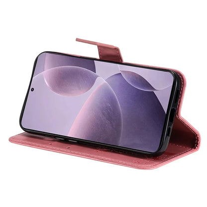 KT Imprinting Flower Series-3 For Xiaomi Redmi K70 5G / K70 Pro 5G / Poco F6 Pro 5G Leather Phone Case