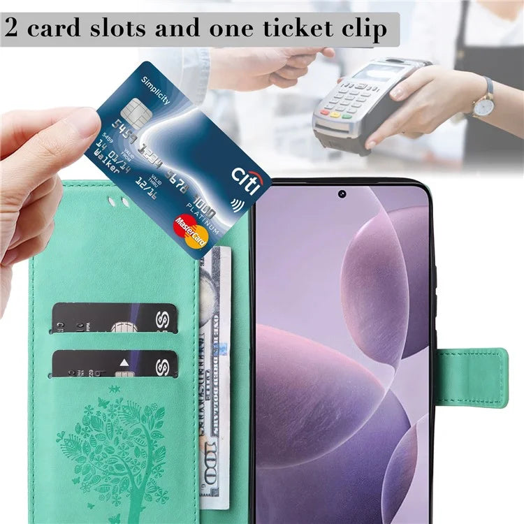 KT Imprinting Flower Series-3 For Xiaomi Redmi K70 5G / K70 Pro 5G / Poco F6 Pro 5G Leather Phone Case