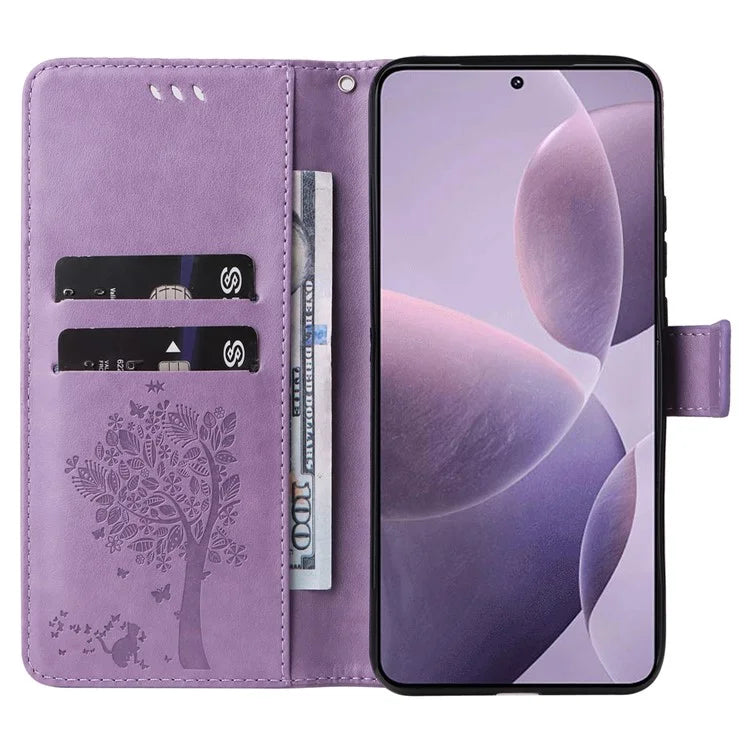 KT Imprinting Flower Series-3 For Xiaomi Redmi K70 5G / K70 Pro 5G / Poco F6 Pro 5G Leather Phone Case