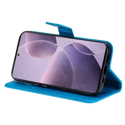 KT Imprinting Flower Series-3 For Xiaomi Redmi K70 5G / K70 Pro 5G / Poco F6 Pro 5G Leather Phone Case