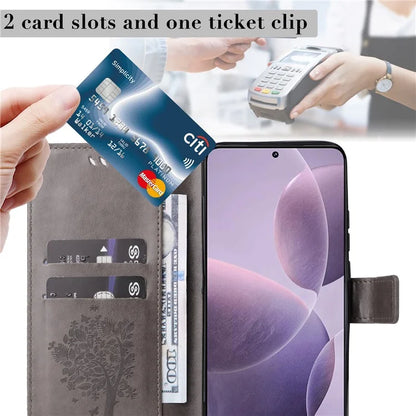 KT Imprinting Flower Series-3 For Xiaomi Redmi K70 5G / K70 Pro 5G / Poco F6 Pro 5G Leather Phone Case