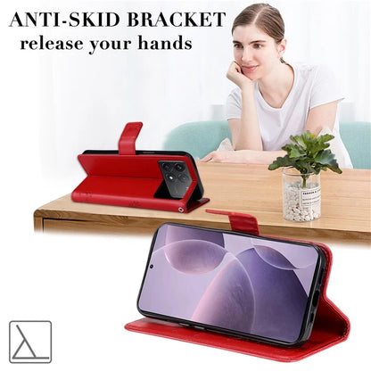 KT Imprinting Flower Series-3 For Xiaomi Redmi K70 5G / K70 Pro 5G / Poco F6 Pro 5G Leather Phone Case
