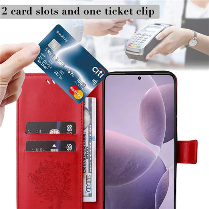 KT Imprinting Flower Series-3 For Xiaomi Redmi K70 5G / K70 Pro 5G / Poco F6 Pro 5G Leather Phone Case
