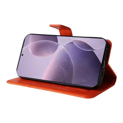 KT Imprinting Flower Series-2 For Xiaomi Redmi K70 5G / K70 Pro 5G / Poco F6 Pro 5G Case Butterfly Leather Phone Cover