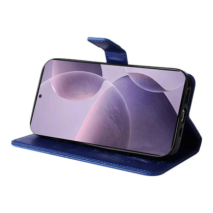 KT Imprinting Flower Series-2 For Xiaomi Redmi K70 5G / K70 Pro 5G / Poco F6 Pro 5G Case Butterfly Leather Phone Cover