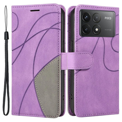KT Leather Series-1 For Xiaomi Redmi K70 5G / K70 Pro 5G / Poco F6 Pro 5G Case Splicing Leather Phone Cover