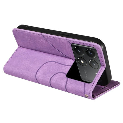KT Leather Series-1 For Xiaomi Redmi K70 5G / K70 Pro 5G / Poco F6 Pro 5G Case Splicing Leather Phone Cover