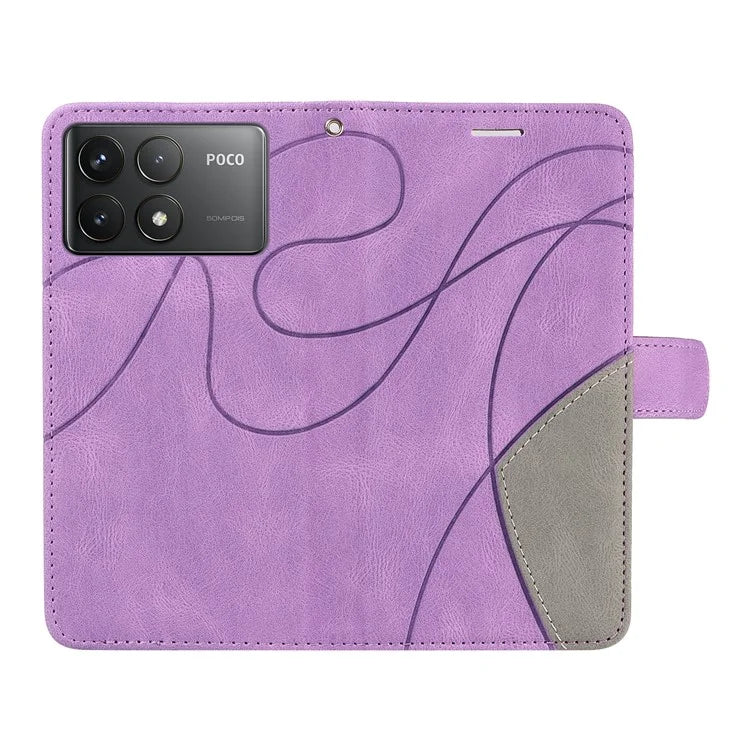 KT Leather Series-1 For Xiaomi Redmi K70 5G / K70 Pro 5G / Poco F6 Pro 5G Case Splicing Leather Phone Cover