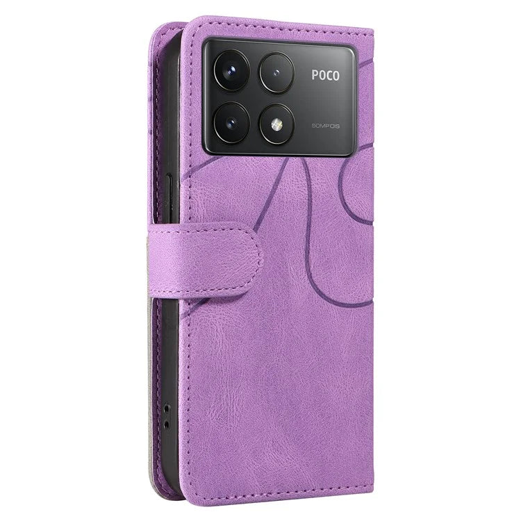 KT Leather Series-1 For Xiaomi Redmi K70 5G / K70 Pro 5G / Poco F6 Pro 5G Case Splicing Leather Phone Cover
