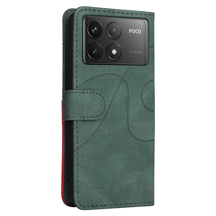 KT Leather Series-1 For Xiaomi Redmi K70 5G / K70 Pro 5G / Poco F6 Pro 5G Case Splicing Leather Phone Cover