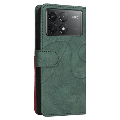 KT Leather Series-1 For Xiaomi Redmi K70 5G / K70 Pro 5G / Poco F6 Pro 5G Case Splicing Leather Phone Cover