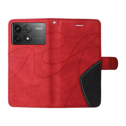 KT Leather Series-1 For Xiaomi Redmi K70 5G / K70 Pro 5G / Poco F6 Pro 5G Case Splicing Leather Phone Cover