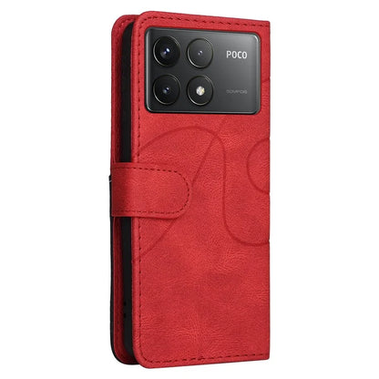 KT Leather Series-1 For Xiaomi Redmi K70 5G / K70 Pro 5G / Poco F6 Pro 5G Case Splicing Leather Phone Cover