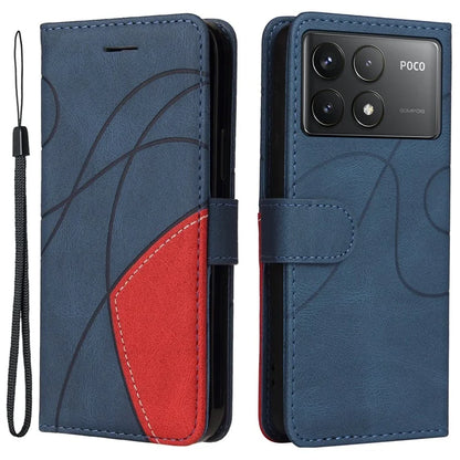 KT Leather Series-1 For Xiaomi Redmi K70 5G / K70 Pro 5G / Poco F6 Pro 5G Case Splicing Leather Phone Cover