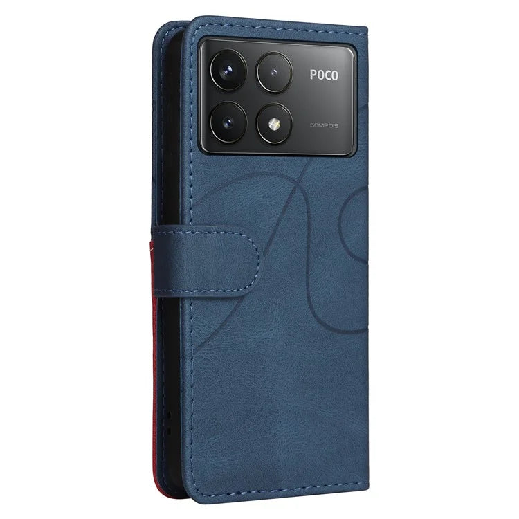 KT Leather Series-1 For Xiaomi Redmi K70 5G / K70 Pro 5G / Poco F6 Pro 5G Case Splicing Leather Phone Cover