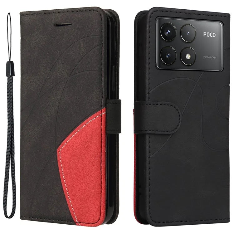 KT Leather Series-1 For Xiaomi Redmi K70 5G / K70 Pro 5G / Poco F6 Pro 5G Case Splicing Leather Phone Cover