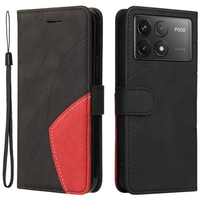 KT Leather Series-1 For Xiaomi Redmi K70 5G / K70 Pro 5G / Poco F6 Pro 5G Case Splicing Leather Phone Cover