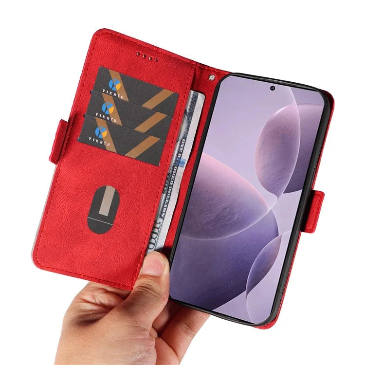 For Xiaomi Poco F6 Pro 5G / Redmi K70 5G / K70 Pro 5G Leather Case Wallet Rhombus Grid Phone Cover