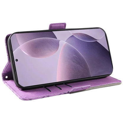 For Xiaomi Poco F6 Pro 5G / Redmi K70 5G / K70 Pro 5G Leather Case Wallet Rhombus Grid Phone Cover