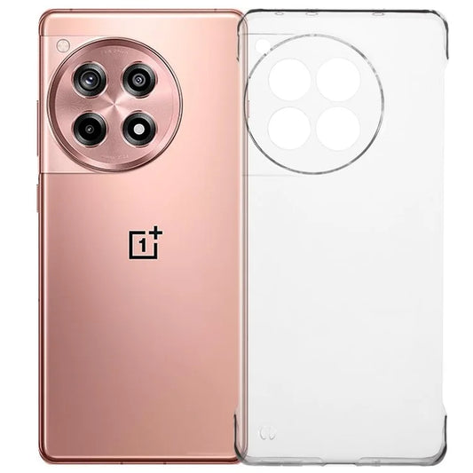 For OnePlus Ace 3 5G / 12R 5G Frameless Case Transparent PC Phone Cover
