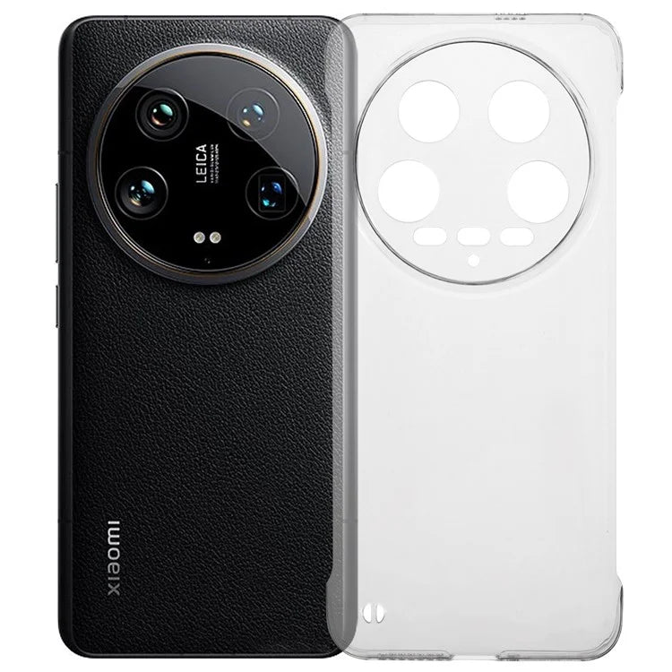 For Xiaomi 14 Ultra Case Hard PC No Frame Phone Cover Transparent