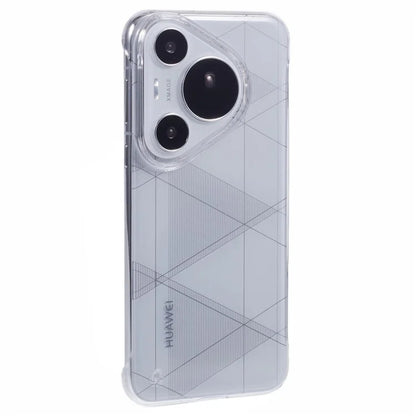 For Huawei Pura 70 Case Transparent Hard PC Frameless Phone Cover