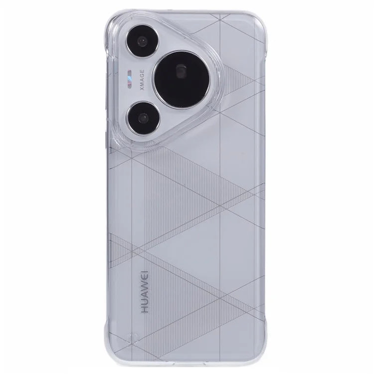 For Huawei Pura 70 Case Transparent Hard PC Frameless Phone Cover
