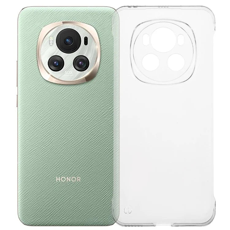 For Honor Magic6 5G Case Frameless Transparent PC Back Phone Cover