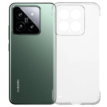 For Xiaomi 14 Pro Frameless Case PC Phone Cover High Transparency