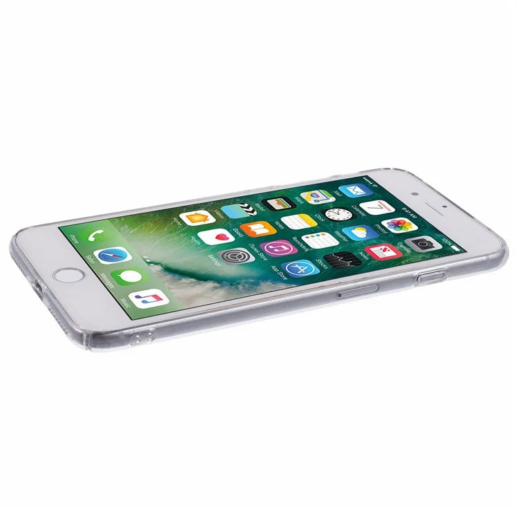 For iPhone 7 Plus / 8 Plus Case Transparent Protective PC Phone Cover