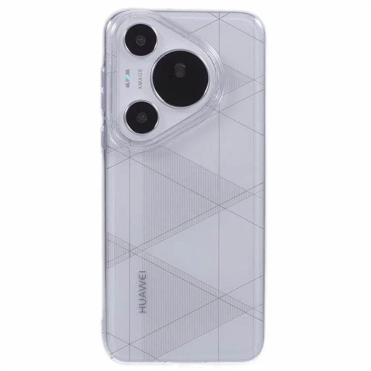 For Huawei Pura 70 Clear Case Scratch-Resistant PC Phone Cover