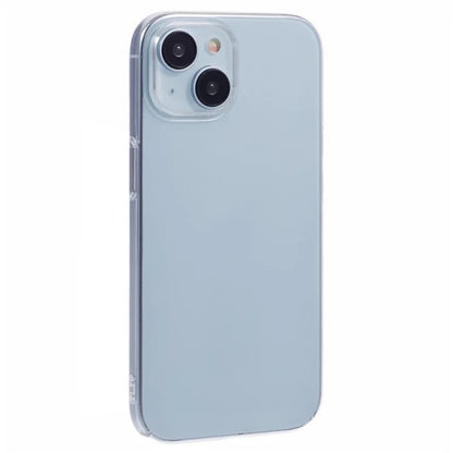 For iPhone 15 Clear Case Hard PC Anti-Scratch Phone Cover