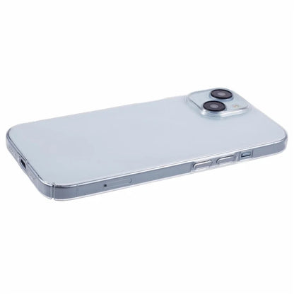 For iPhone 15 Clear Case Hard PC Anti-Scratch Phone Cover