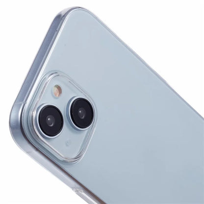 For iPhone 15 Clear Case Hard PC Anti-Scratch Phone Cover