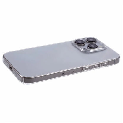 For iPhone 15 Pro Case Hard PC Shock Absorption Phone Cover Transparent