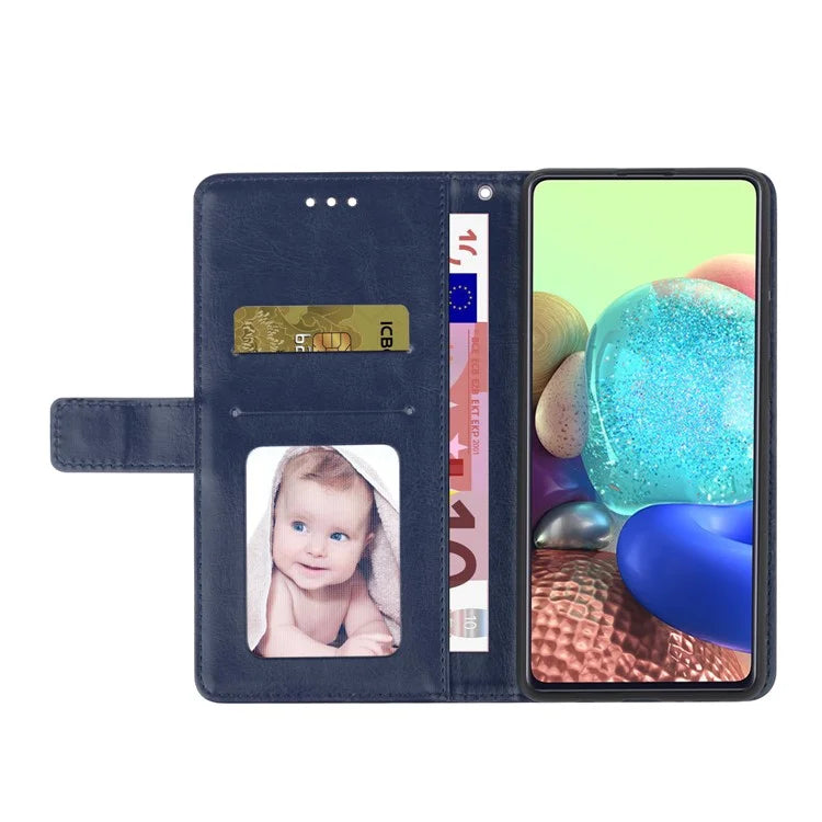 HT01 For Motorola Moto E14 4G / G04 4G / G04s 4G / G24 4G Case Y-Shaped Lines PU Leather Wallet Folio Phone Cover