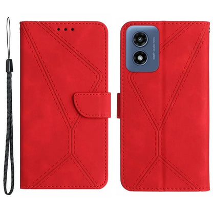 HT05 For Motorola Moto E14 4G / G04 4G / G04s 4G / G24 4G Case Leather Skin-Touch Phone Cover Wallet
